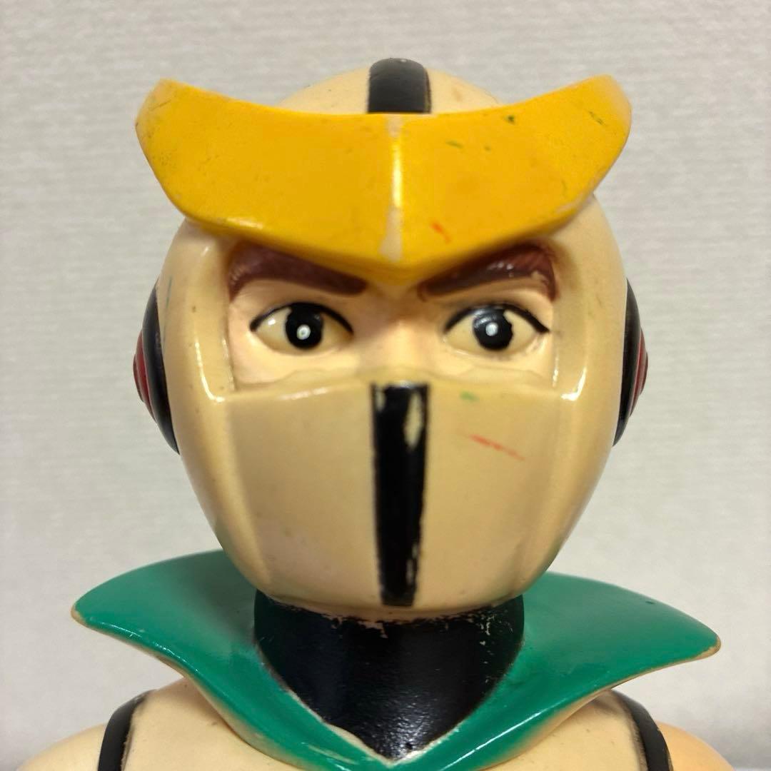 ブルマァク 新造人間キャシャーン 当時物 ソフビ 約29cm [記名あり]