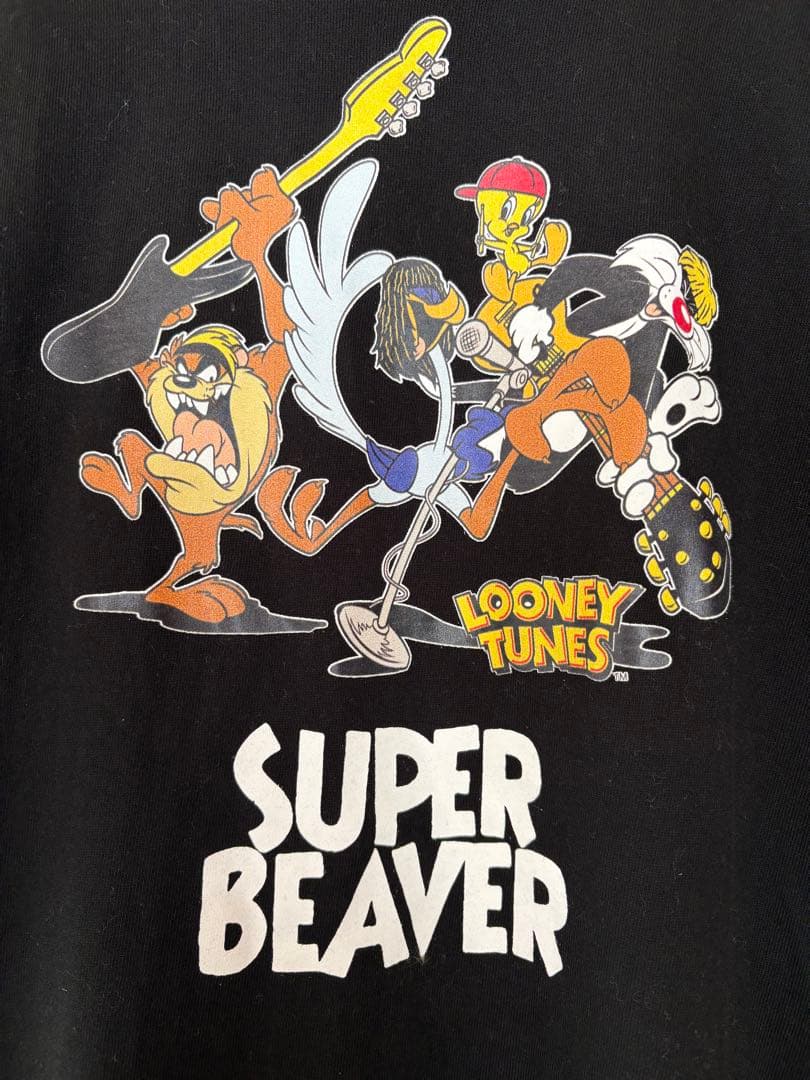 SUPER BEAVER Looney Tunes 半袖Tシャツ黒XL
