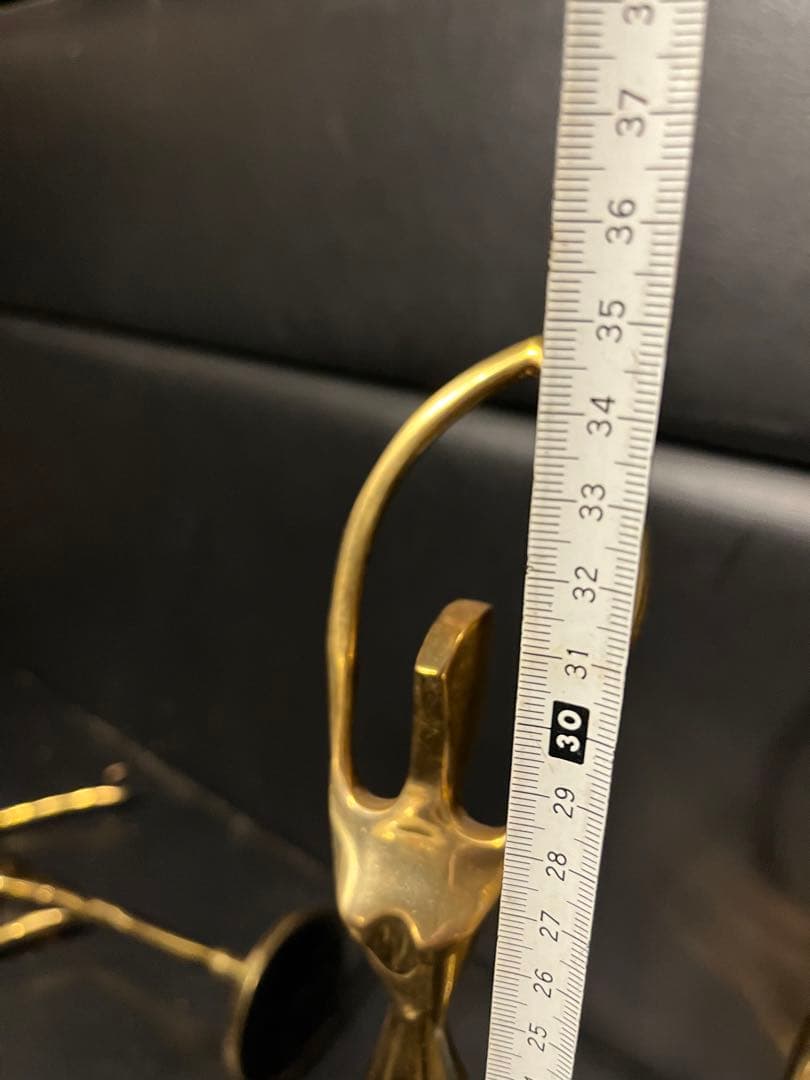 Rickです 真鍮のバレリーナ、バレリーナ真鍮置き物、真鍮置き物、真鍮