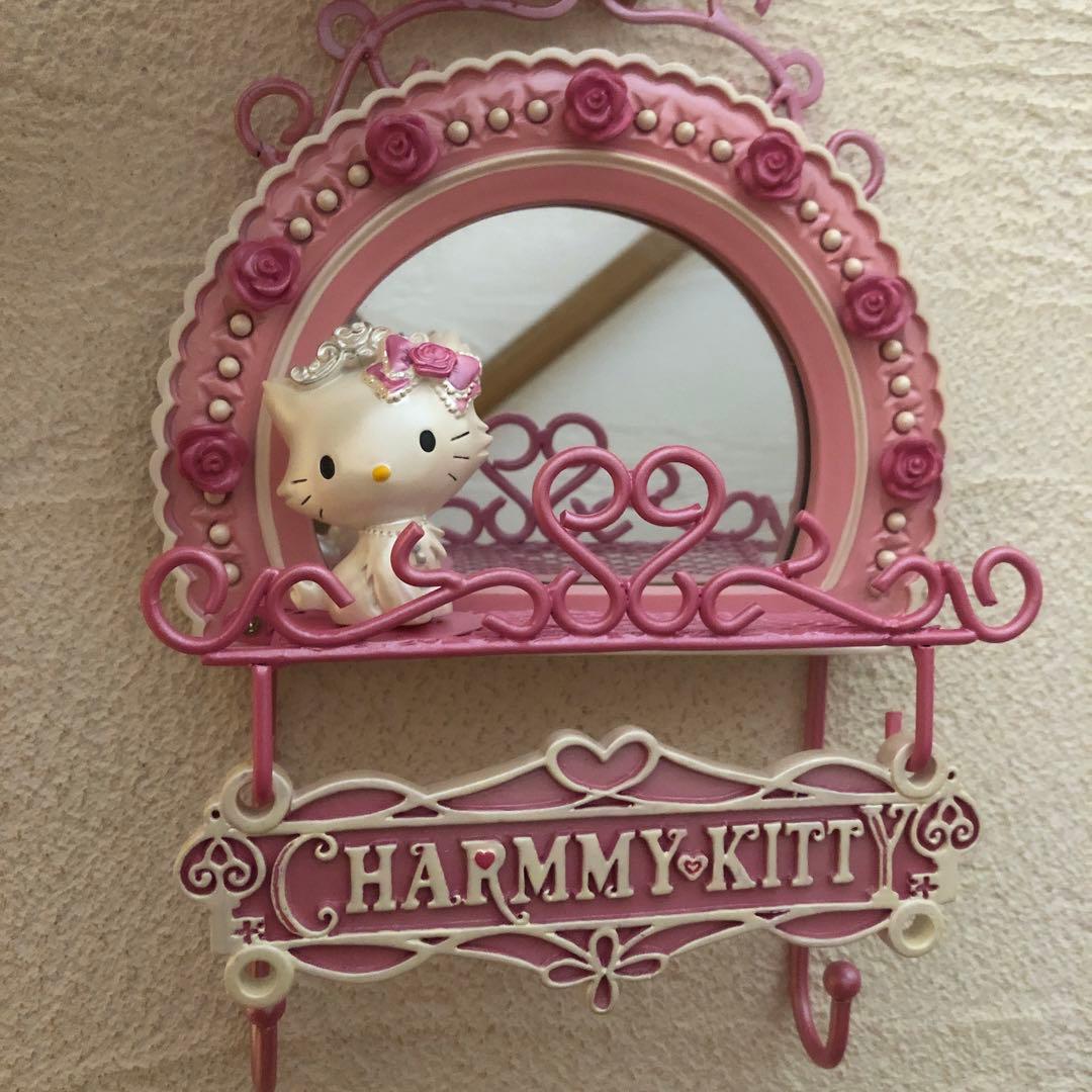 未使用　2005 Sanrio 激レア　チャーミーキティ　ミラーフック　レトロ