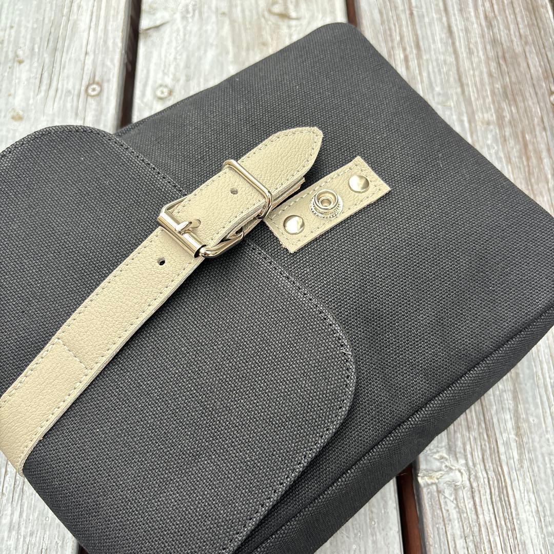 ミニショルダーplus【倉敷帆布×本革】精密機器対応モデル