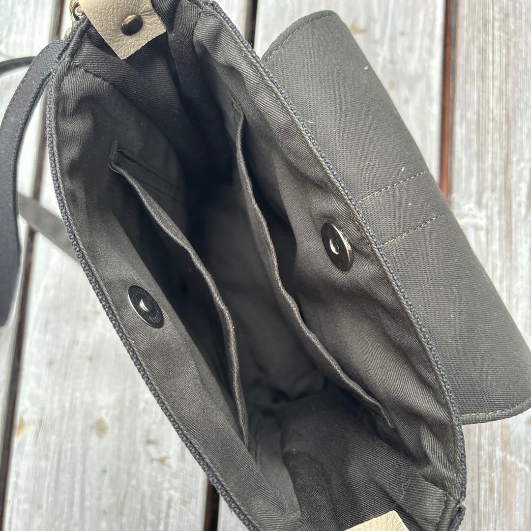 ミニショルダーplus【倉敷帆布×本革】精密機器対応モデル