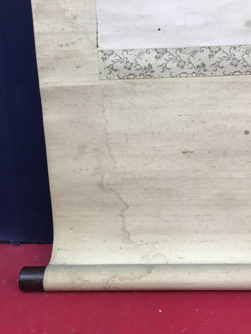 【真作】伊豆凡夫/二行書/掛軸/名家伝来/AC-12