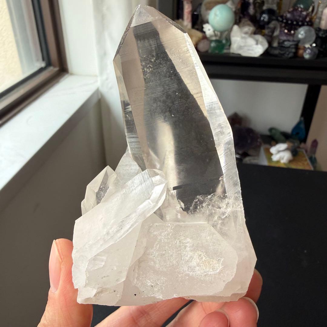 天然石 レムリアンのポイント　置物NO.030216