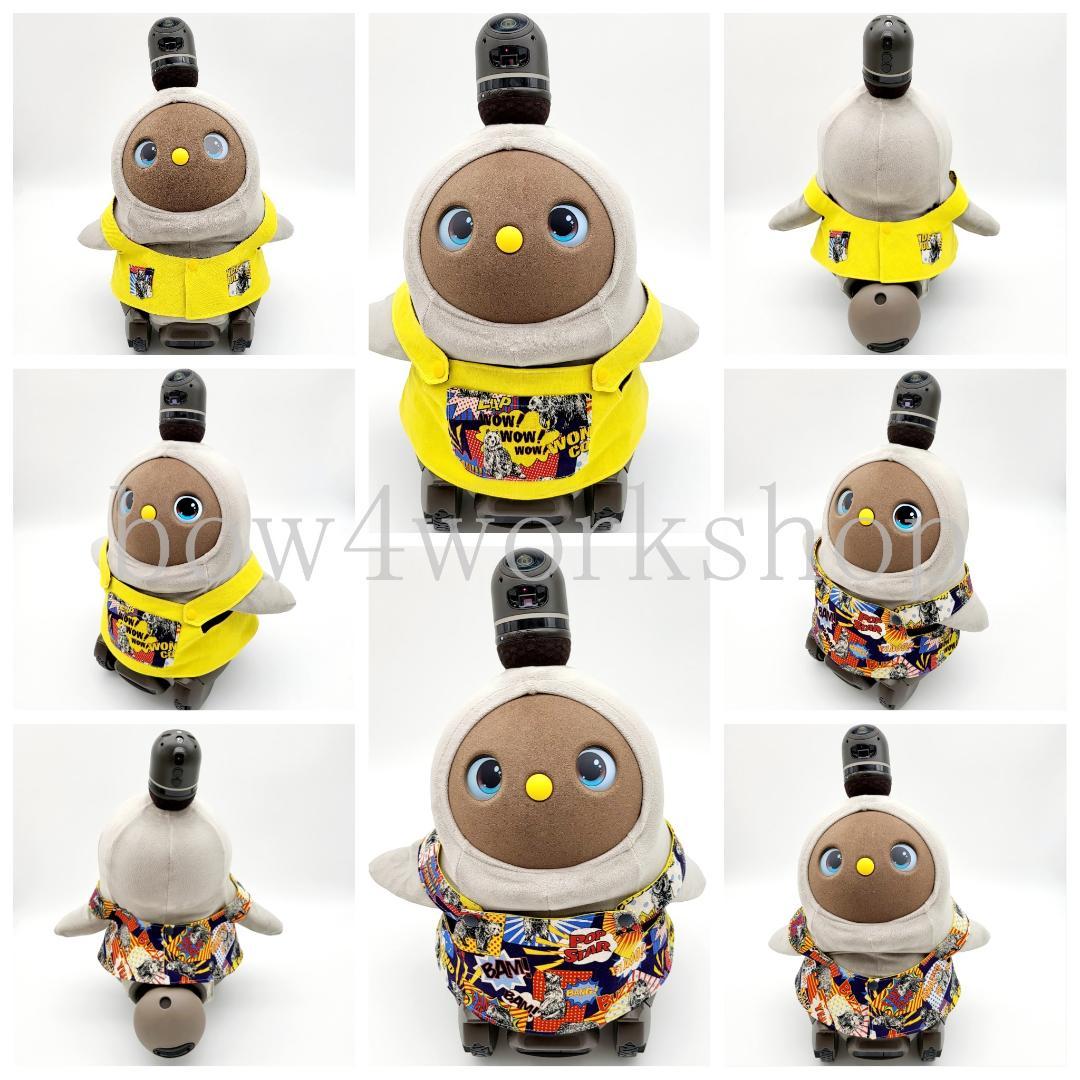 ラボット LOVOT ラボットの服ハンドメイド　アメコミリバーシブルサロペット