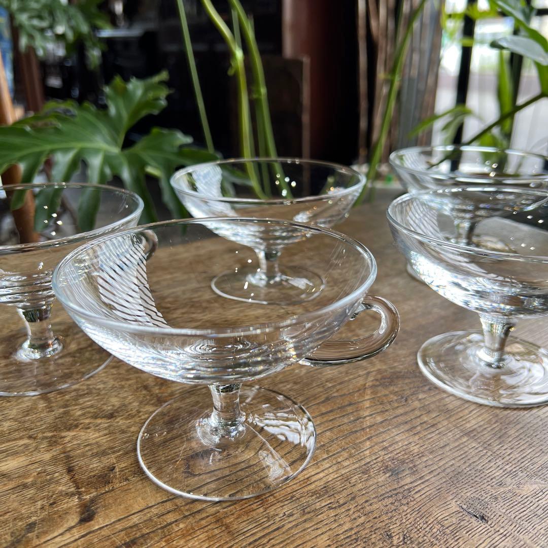 デザート　クリアグラス　５個セット