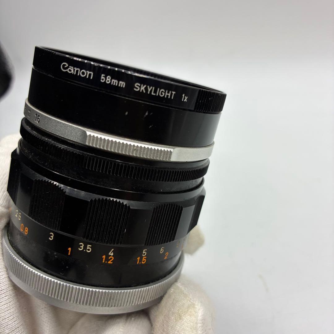 Canon FL 58mm f/1.2 レンズ