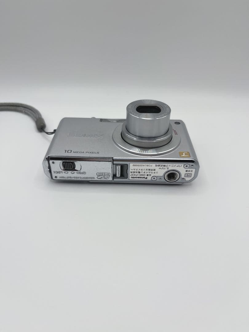【美品】Panasonic LUMIX DMC-FX37 シルバーコンデジカメラ