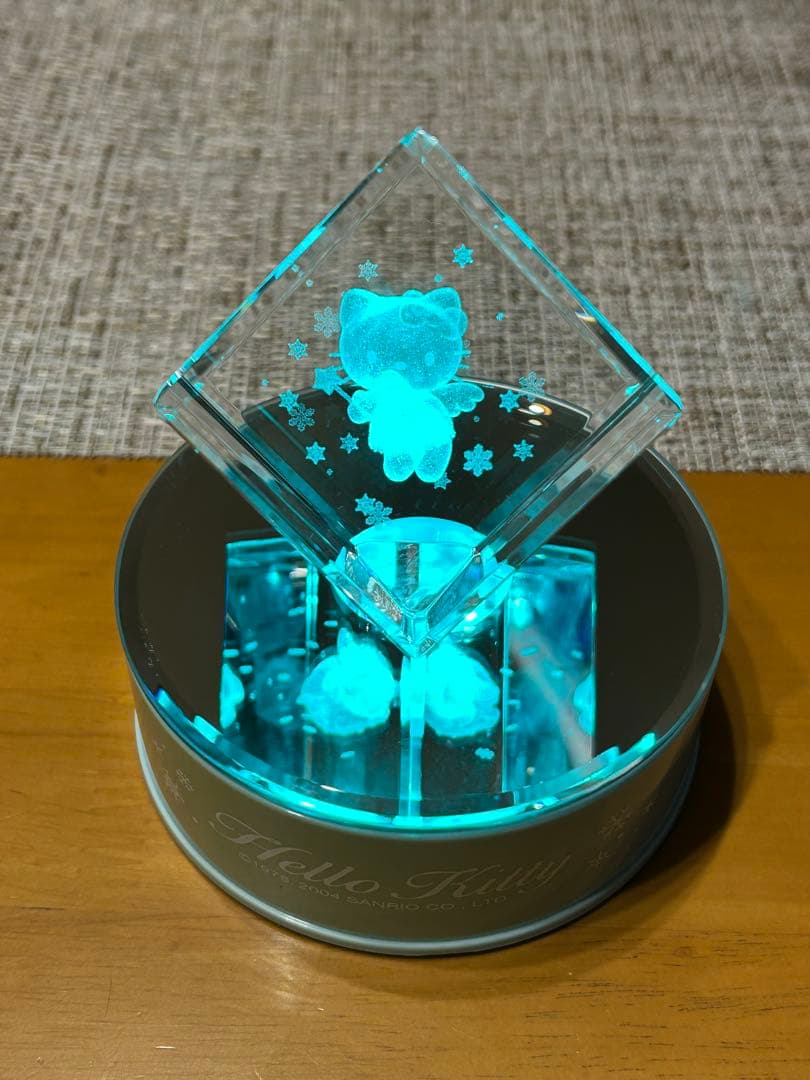 【激レア】【平成レトロ】非売品　コンビニくじ　ハローキティ クリスタルオブジェ