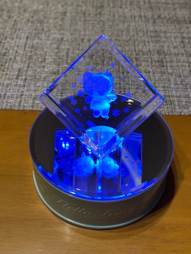 【激レア】【平成レトロ】非売品　コンビニくじ　ハローキティ クリスタルオブジェ