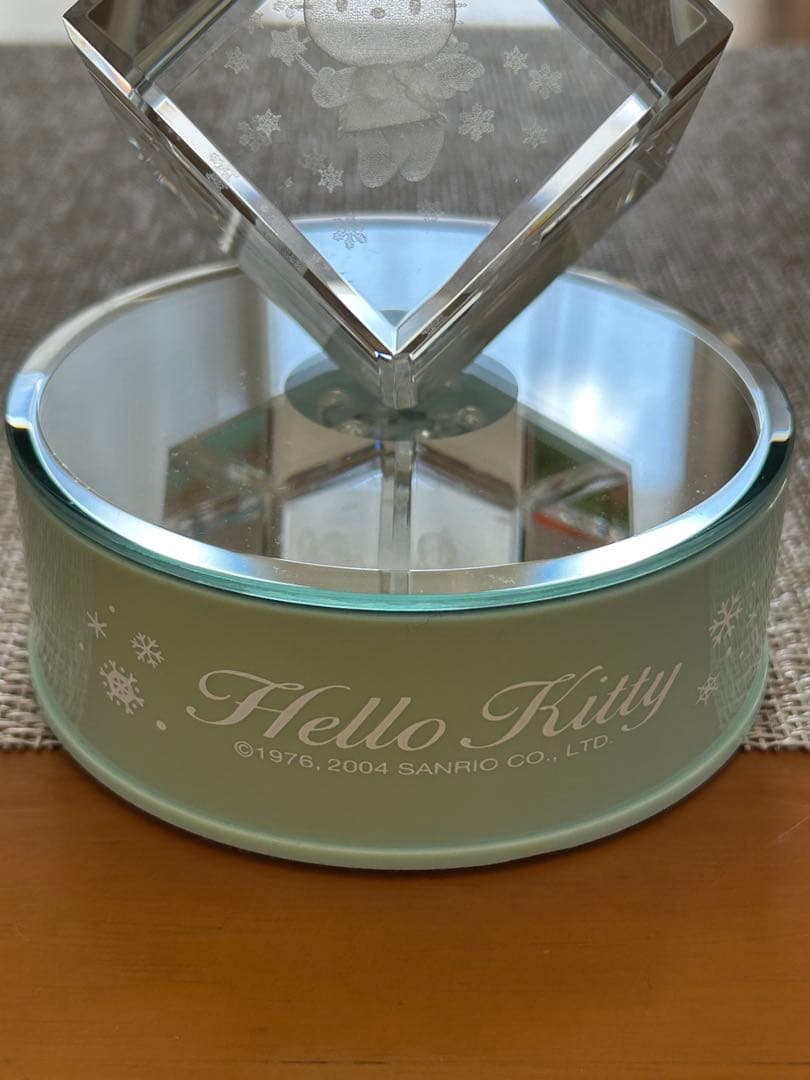 【激レア】【平成レトロ】非売品　コンビニくじ　ハローキティ クリスタルオブジェ