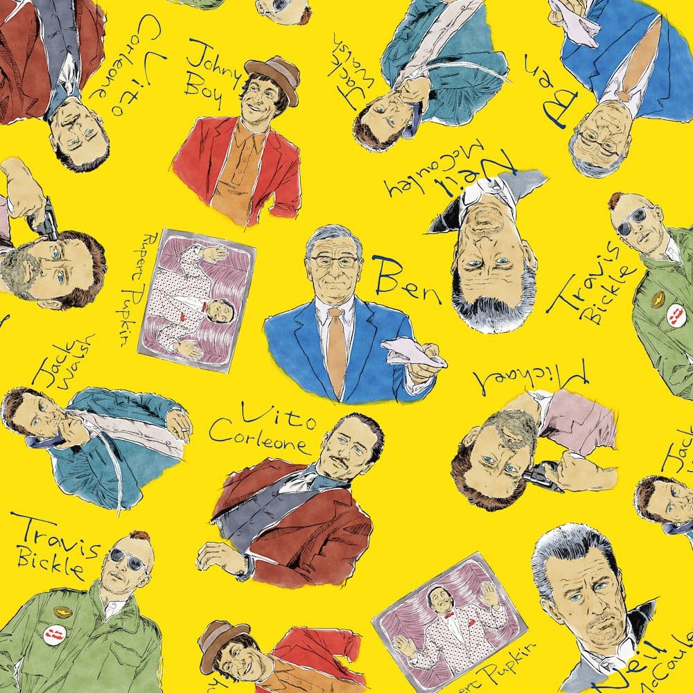 ビンセントベガ　ハンカチ　映画　ロバート・デ・ニーロ　額縁　ポスター　アート