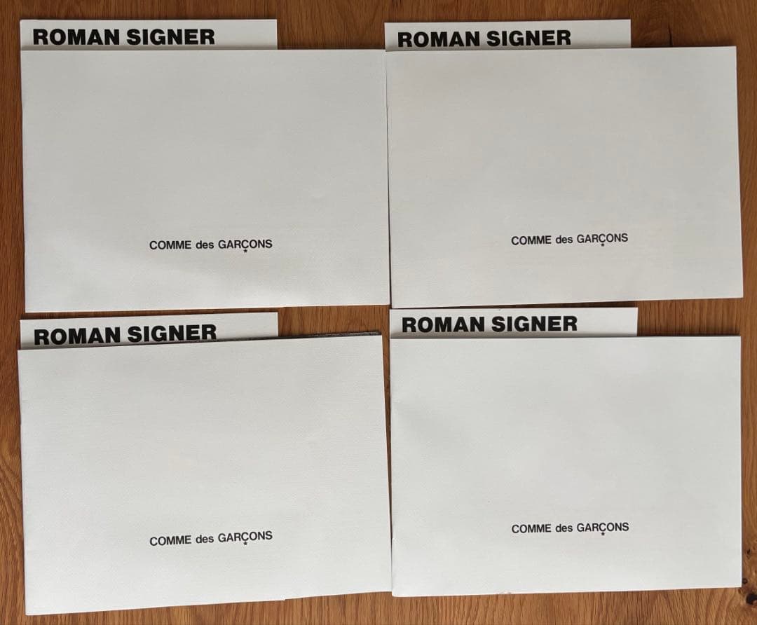 コムデギャルソン DM 12冊、ノート4冊セット