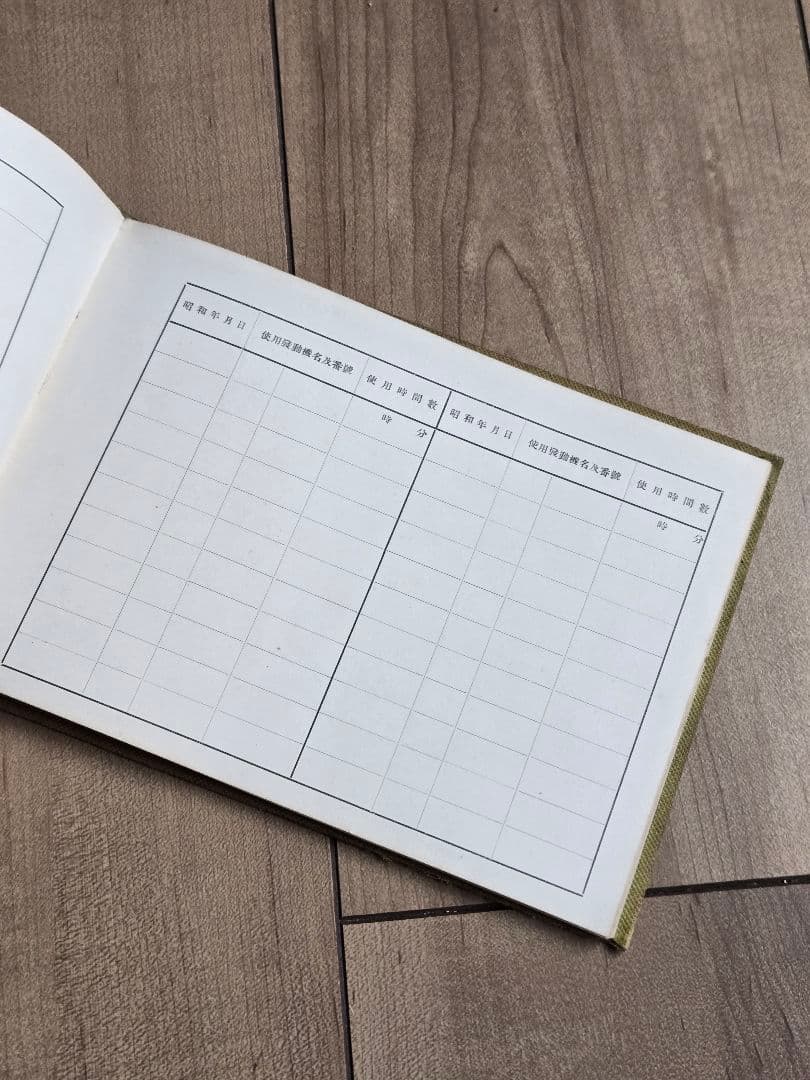 貴重資料 中島飛行機/田無試運転工場　ムリネ来歴録