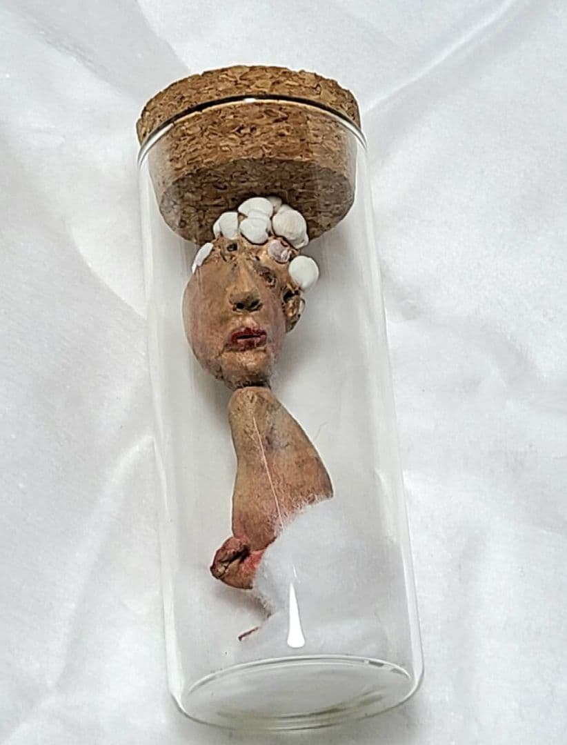 寄生型怪奇蟲　セットB　永野蟲　卵蓄光体　怪奇標本　まとめ5本　芸術作品　標本