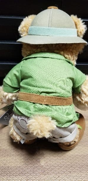 ダッフィー ぬいぐるみ　ディズニーアニマルキングダムのサファリルック