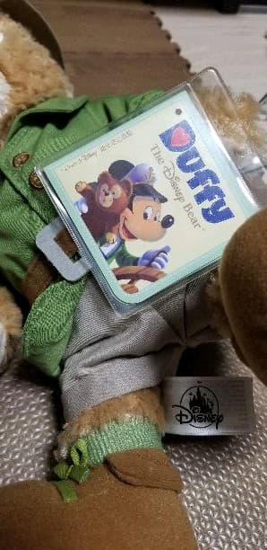 ダッフィー ぬいぐるみ　ディズニーアニマルキングダムのサファリルック