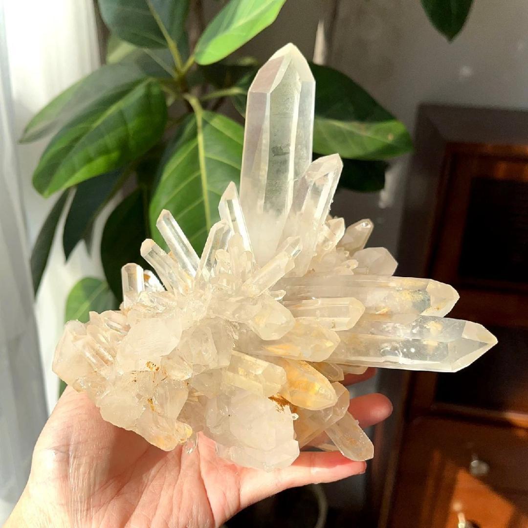 1600g AAAAAAAAA級☆天然水晶クラスターB0226/YS/780C