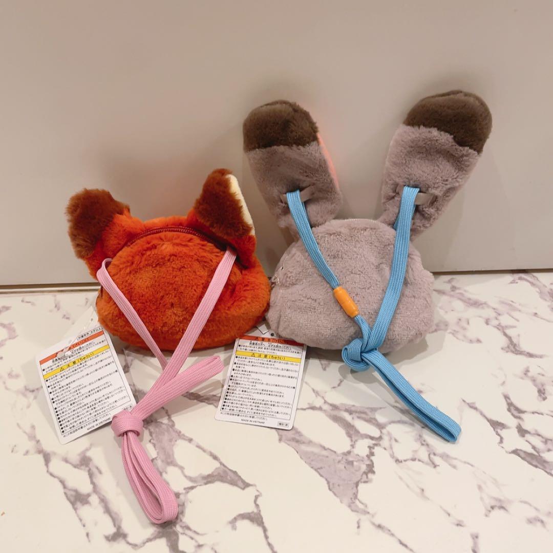 ズートピア ニック ジュディ ファンキャップ ぬいぐるみ　ショルダー　ディズニー