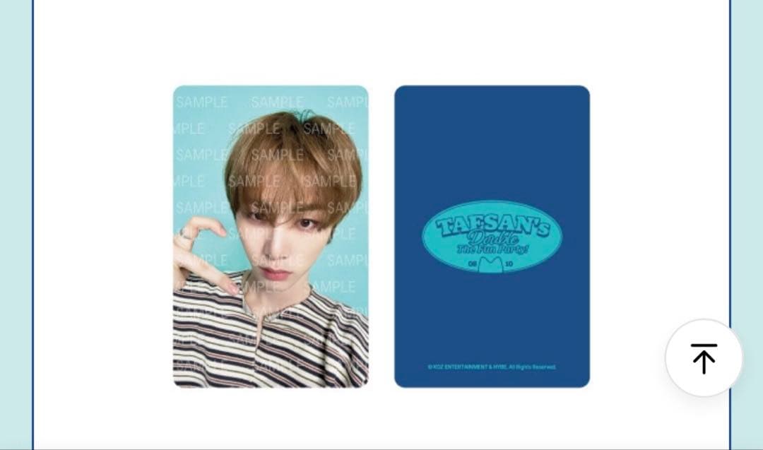 BOYNEXTDOOR テサン センイルグッズ プレート