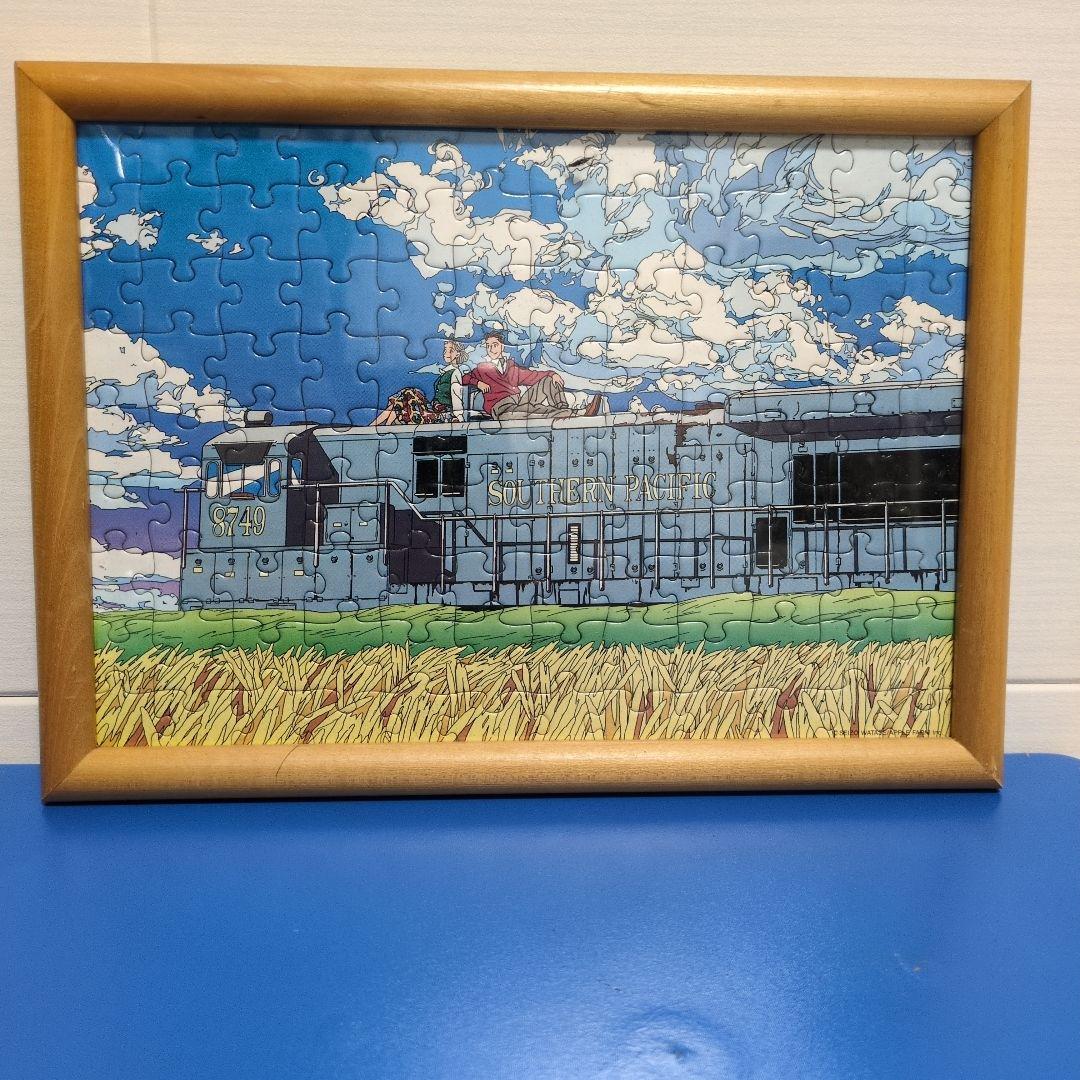 わたせせいぞう　ふたりだけの草原鉄道　ジグソーパズル 108ピース　完成品