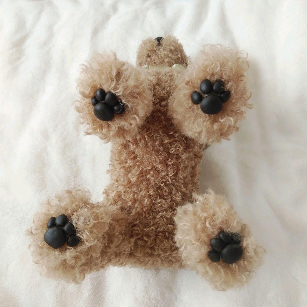 ＊mocha♡dog ＊ プードル(ラテM)☆ぬいぐるみわんこ teddy 犬