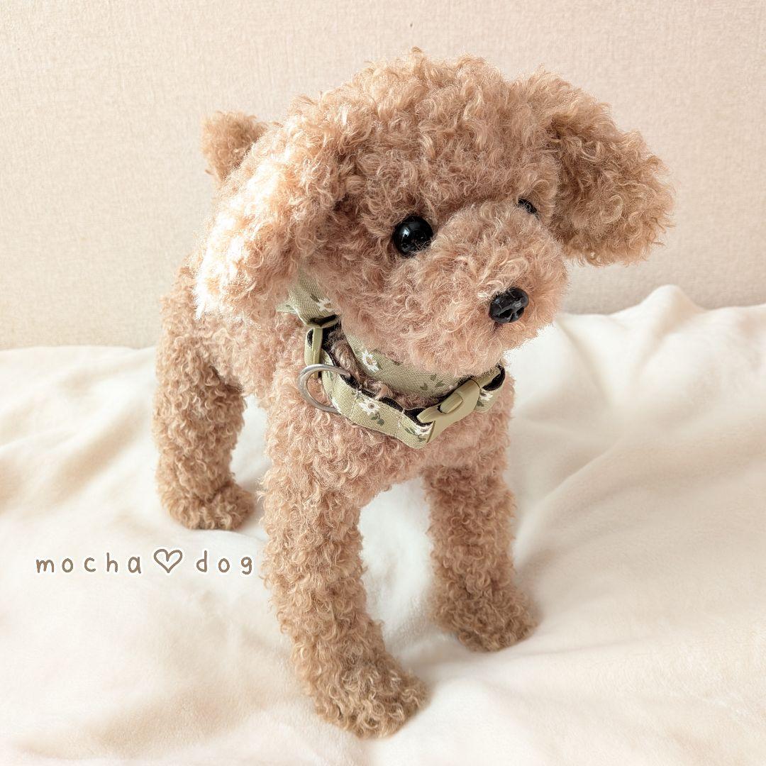 ＊mocha♡dog ＊ プードル(ラテM)☆ぬいぐるみわんこ teddy 犬