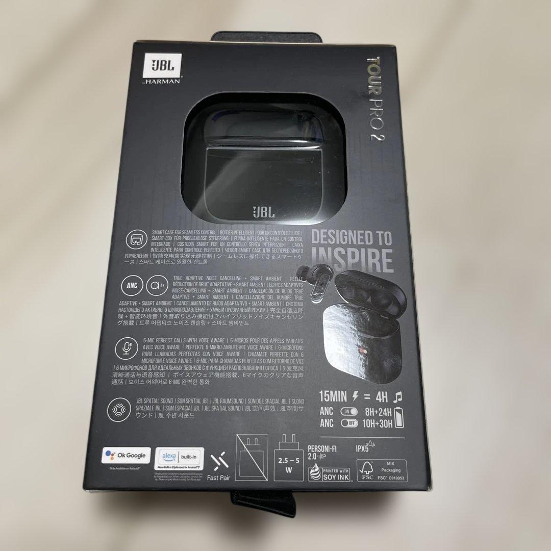 JBL TOUR PRO 2 ワイヤレスイヤホン　箱付き　付属品あり