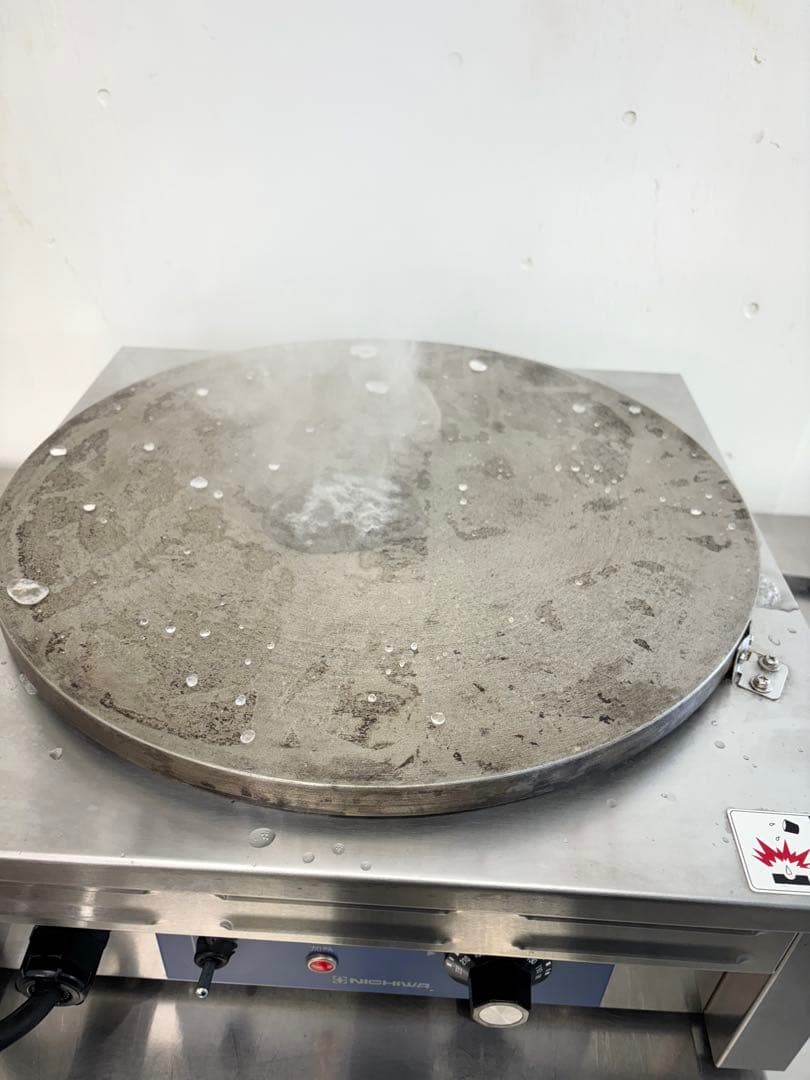 【動作良好 綺麗】ニチワクレープ焼き機 CM-410クレープメーカー焼き器