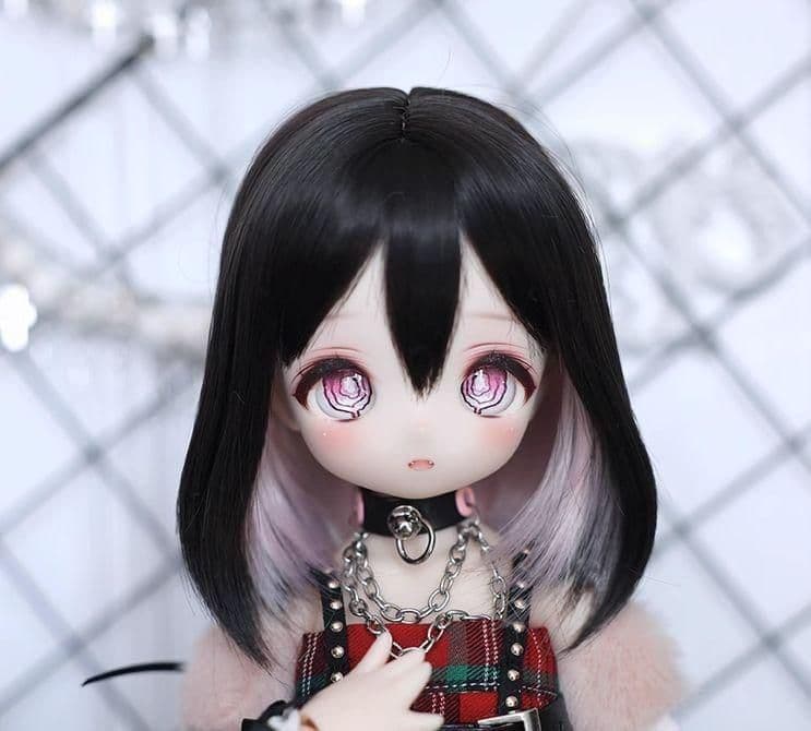 AS156 BJD 1/3 人形 ドール 用ウィッグ カツラ 耐熱 ハンドメイド