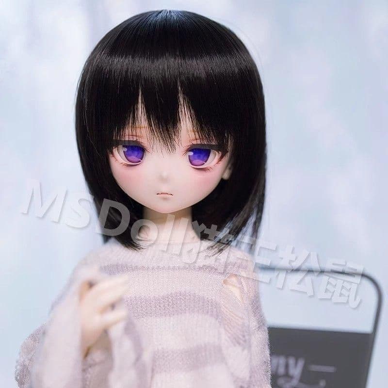 AS156 BJD 1/3 人形 ドール 用ウィッグ カツラ 耐熱 ハンドメイド