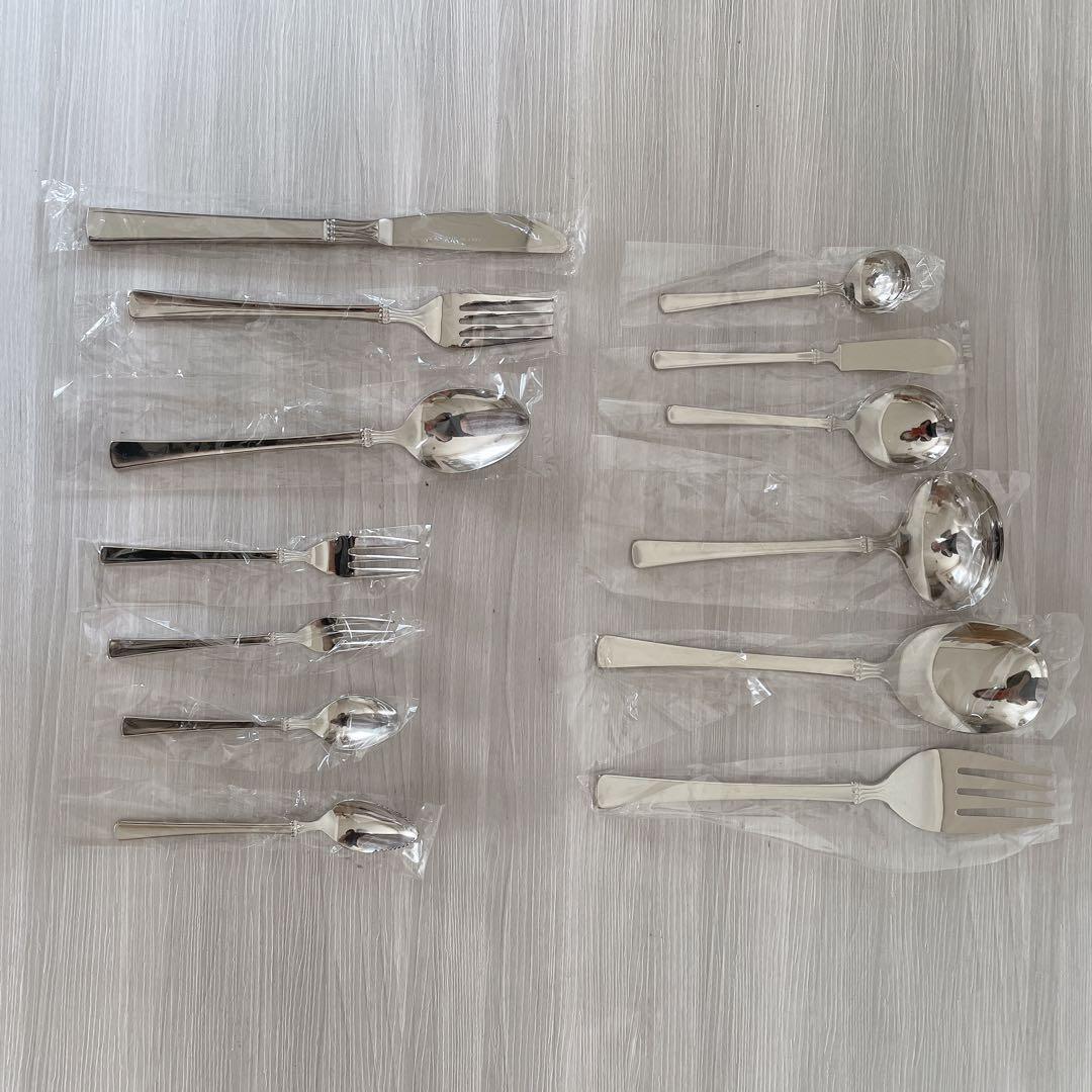 アズマ AZUMA カトラリー 18-8 ディナーセット 45ピース ウィング