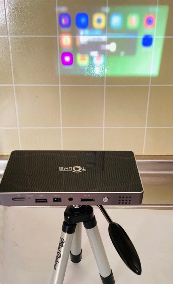 【値下げ】TOUMEI プロジェクター ブラック