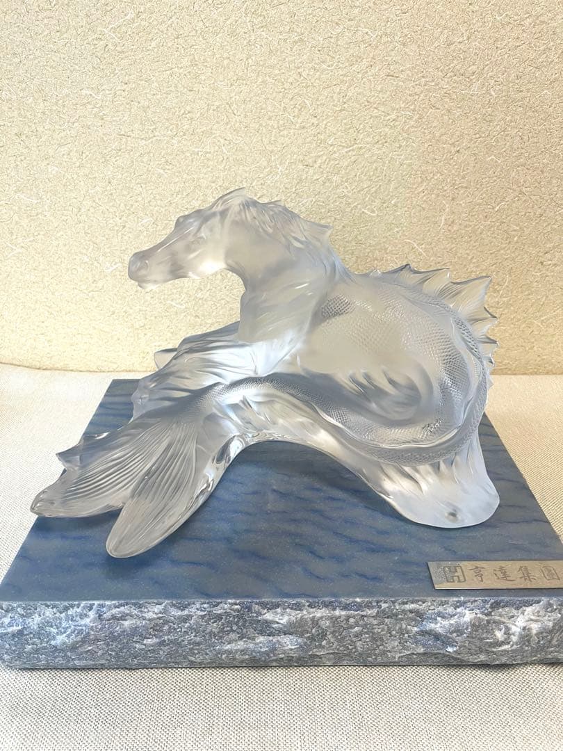 【世界188体限定】Lalique ポセイドンの馬　ラリック　クリスタル　希少