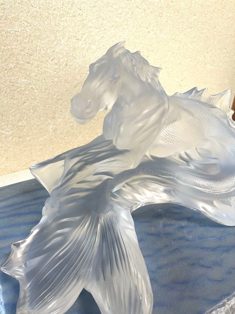【世界188体限定】Lalique ポセイドンの馬　ラリック　クリスタル　希少