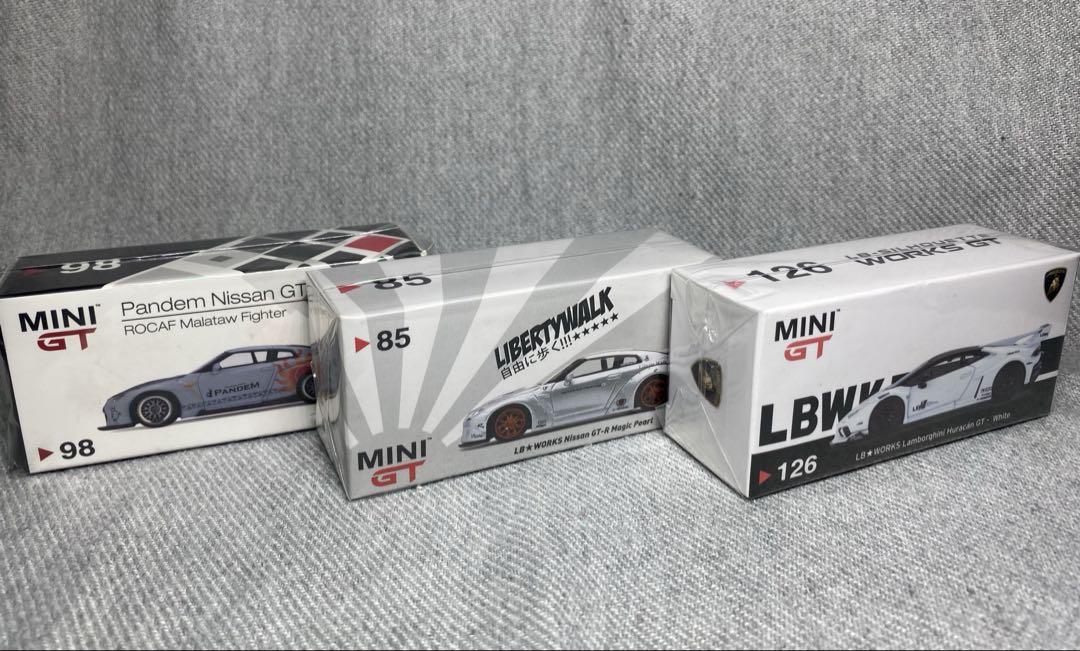 MINIGT パンデム R35 LBWK R35 ランボルギーニ　まとめ　3台