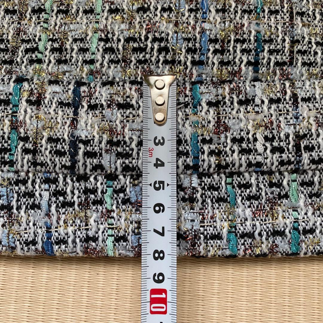 【未使用•少し難あり】シャネルノベルティ ツイード トートバッグ スパンコール