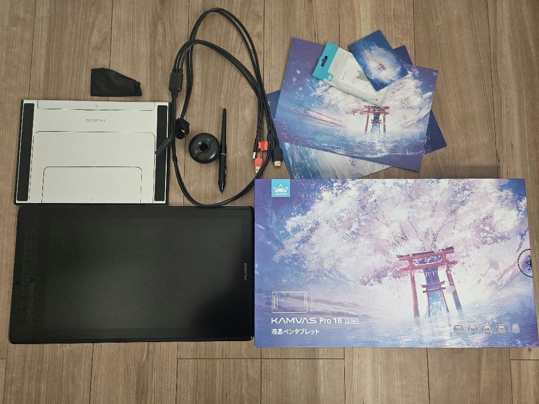 HUION Kamvas Pro 16 2.5k　液晶ペンタブレット本体