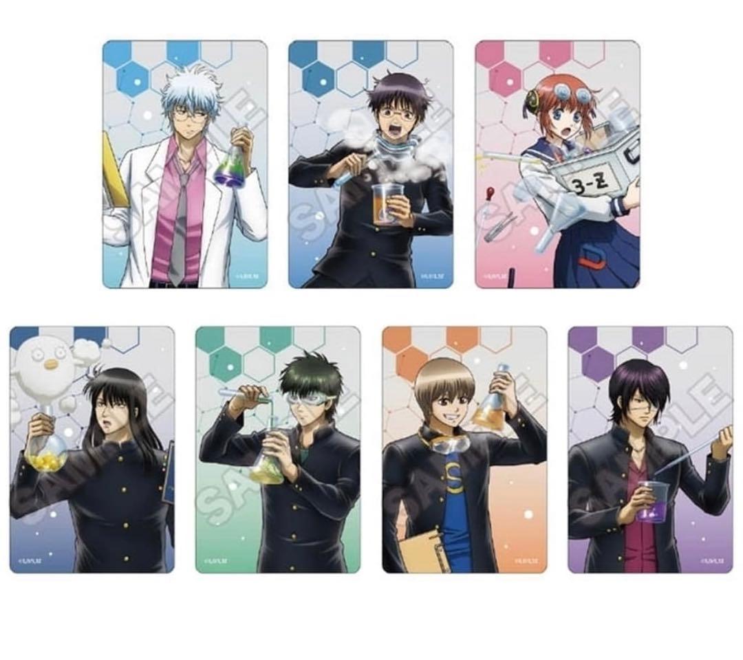 3年Z組銀八先生　缶バッジ　キャラPic 科学の授業　ぷち窓