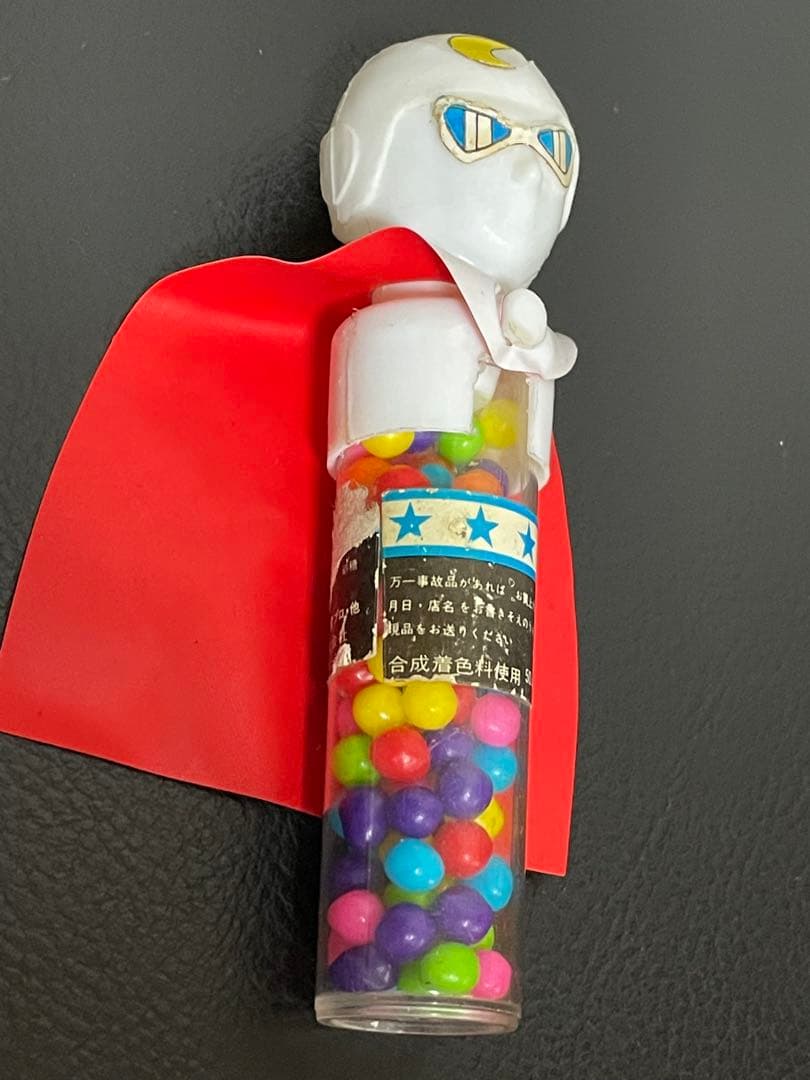 レア！カバヤ食品 ★ 月光仮面　フルーツキャンディの容器