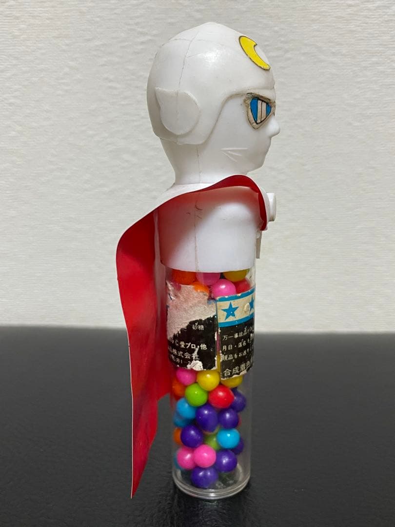 レア！カバヤ食品 ★ 月光仮面　フルーツキャンディの容器