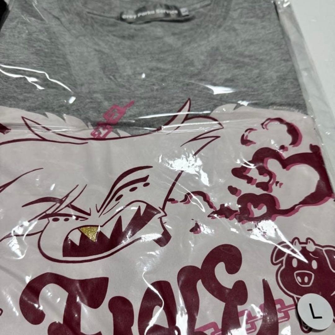 ハズビンホテルへようこそ エンジェルダスト Tシャツ パーカー M，Lサイズ