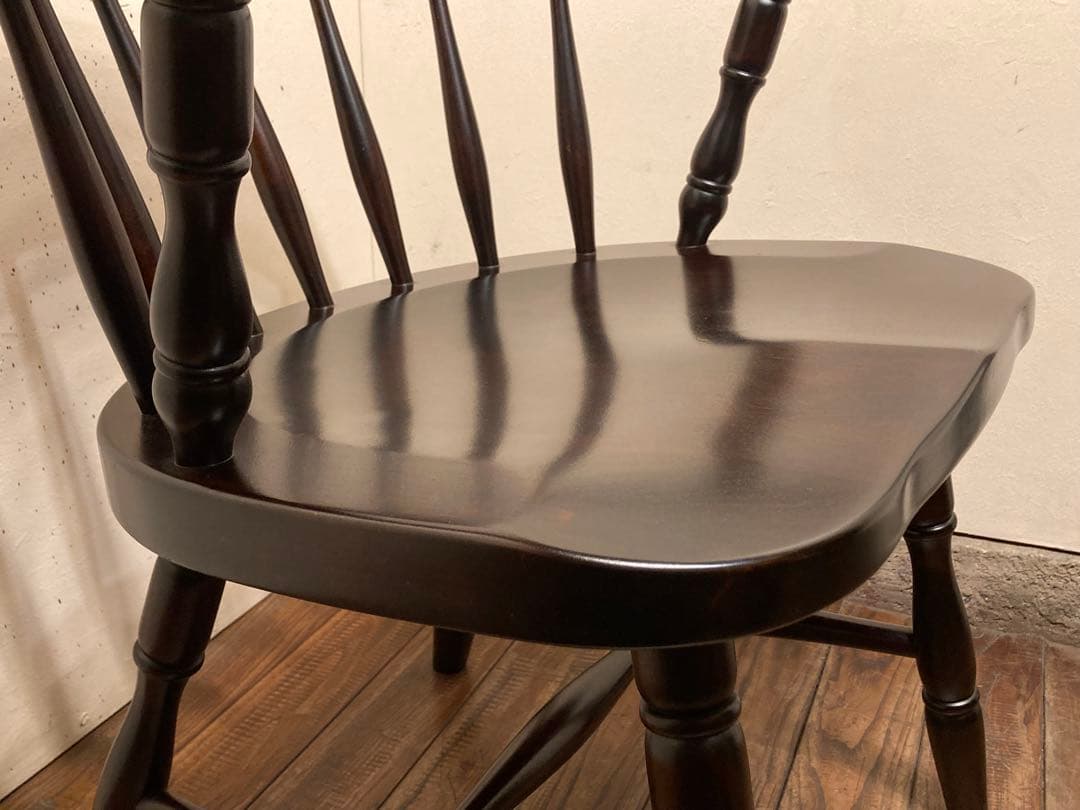 北海道民芸 無垢材 キャプテンチェア ウィンザーアームチェア 民藝 アンティーク