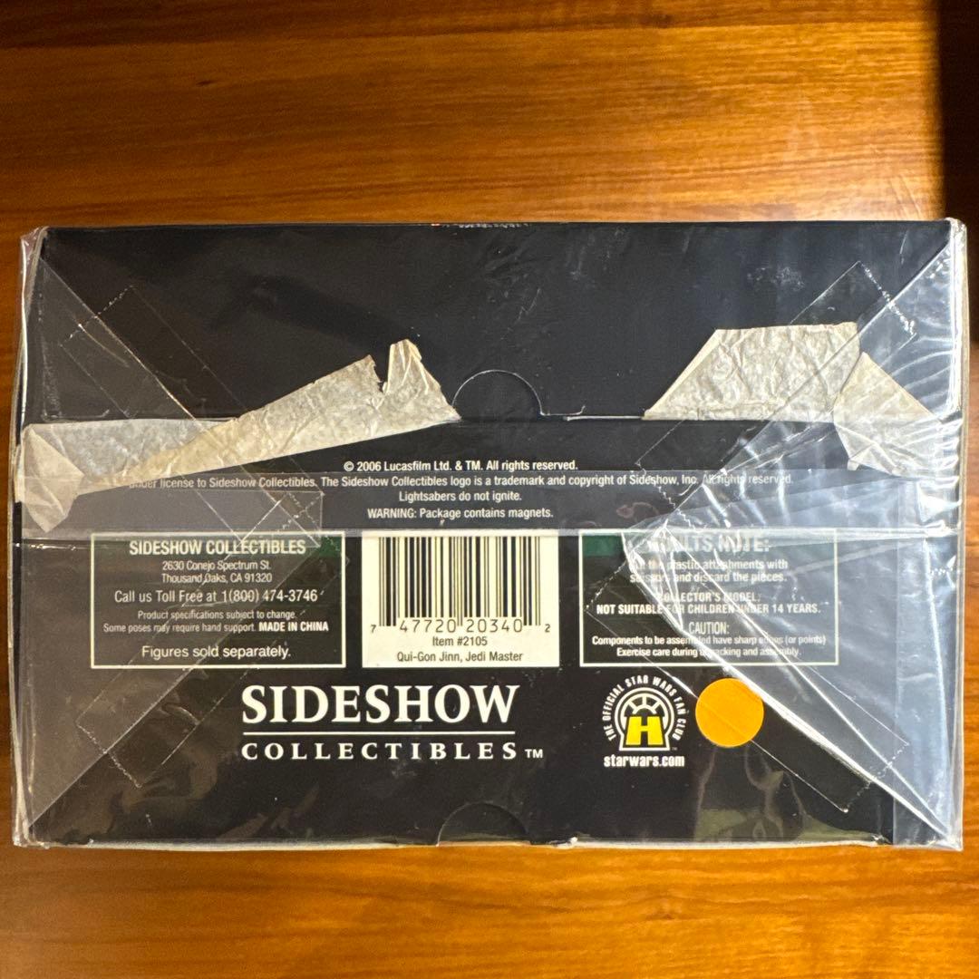 【未開封】SIDESHOW スターウォーズ クワイガンジン エクスクルーシブ