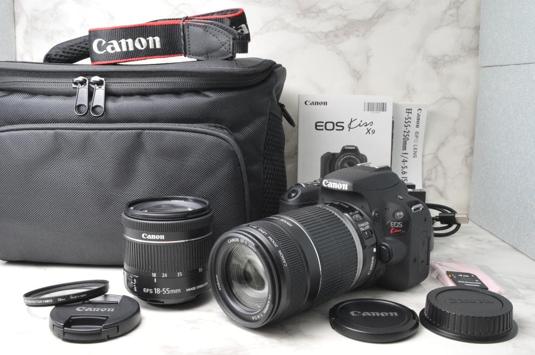 動作確認済み Canon EOS Kiss X9⭐️ダブルレンズ Wi-Fi