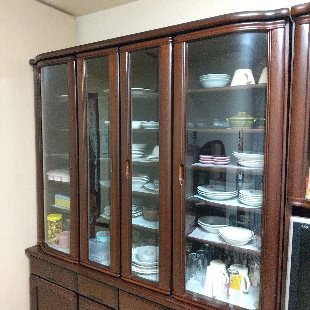 大幅値下げ致します！食器棚 木製 ブラウン