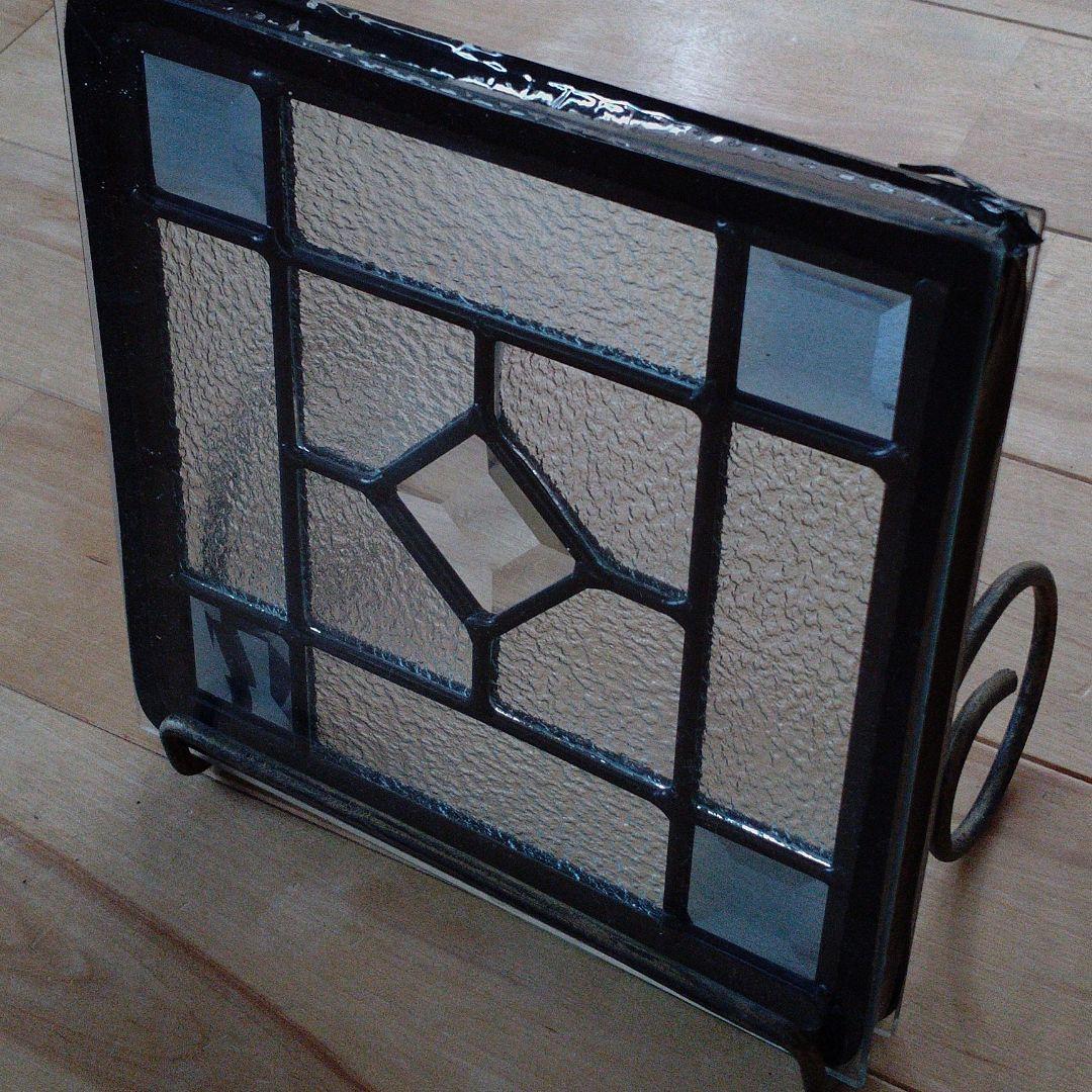 新品　デッドストック　ステンドグラス　別売り　枠あり　20cm