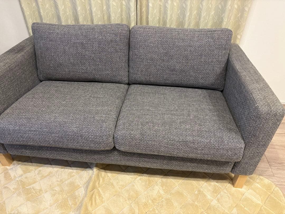 ★引き取り限定★IKEA KARLSTAD（カルルスタード） 2人掛けソファ