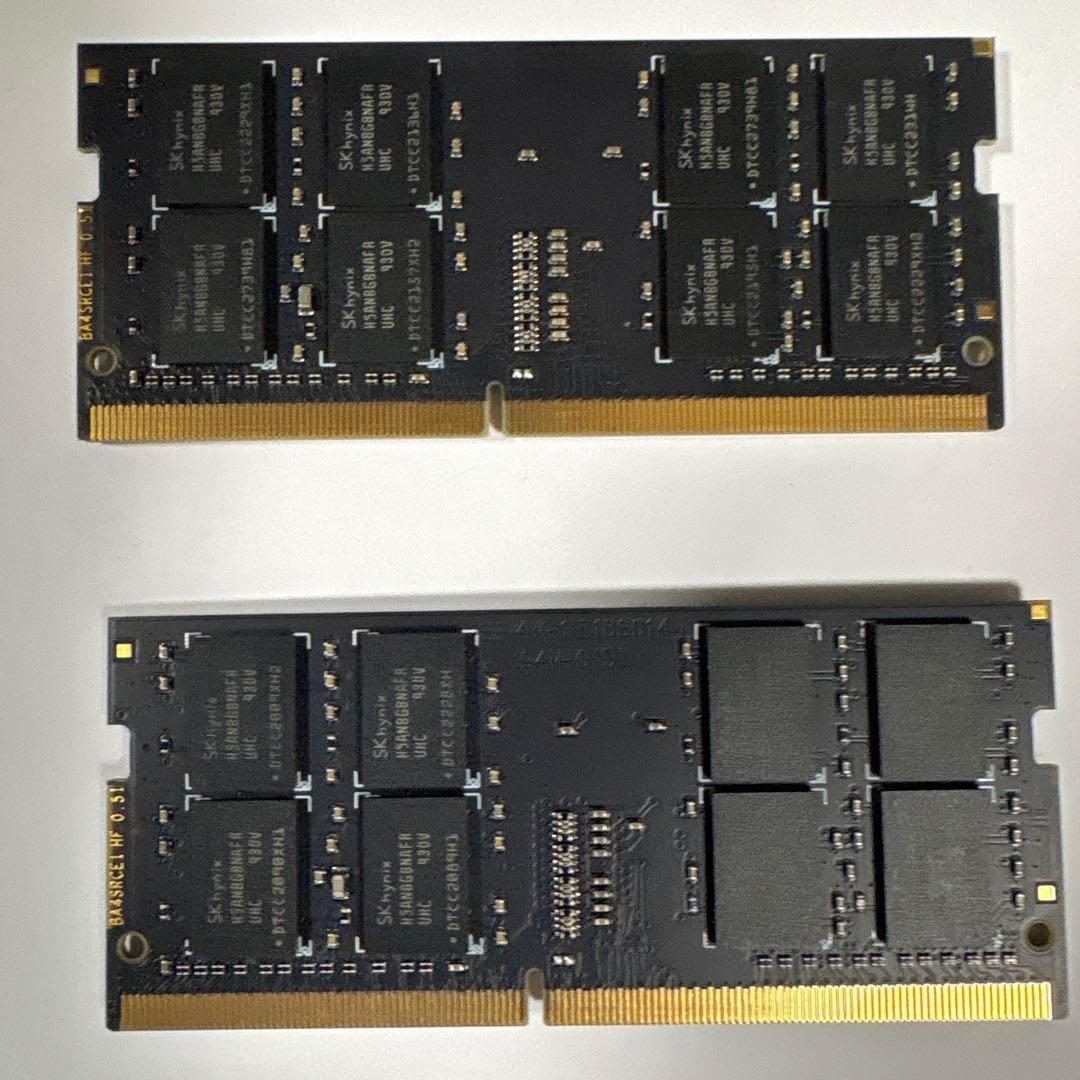 ADTEC 16GB DDR4 SO-DIMM メモリ2枚合計32GB