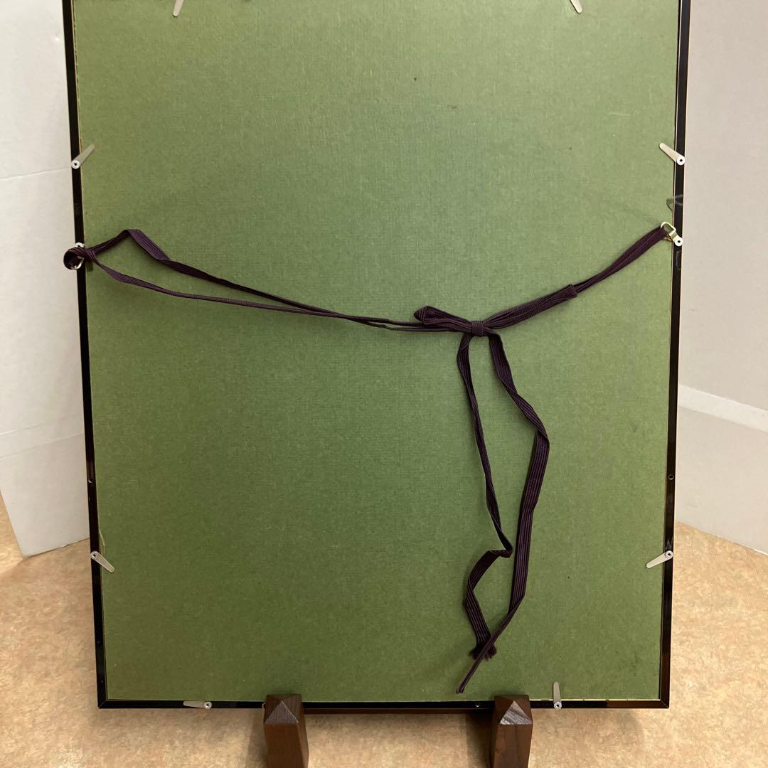 景九谷焼陶額鳥